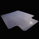 ZNTS 2PCS 90 x 120 x 0.2cm PVC Home-use Protective Mat for Floor Chair Transparent 53021338