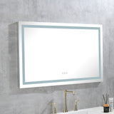 ZNTS 48 x 36 Inch LED Mirror Bathroom Vanity Mirrors with Lights, Wall Mounted Anti-Fog Memory Large 11754489