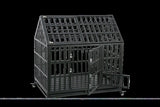 ZNTS Heavy Duty Dog Cage pet Crate with Roof W20658500