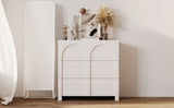 ZNTS Modern Style Three-Drawer Chest Sideboard Cabinet Ample Storage Spaces for Living Children's WF303669AAK