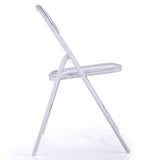 ZNTS Folding and Stackable Chair Set, 5 Pack for Wedding, Picnic, Fishing and Camping, White W2181P147706