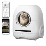 ZNTS Self-cleaning cat litter box, 68L+9L, suitable for a variety of cat litter, APP control, real-time ES318155AAK