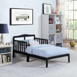 ZNTS Birdie Toddler Bed Black/White B02257207