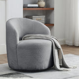 ZNTS [Video] Welike Swivel barrel chair, living room swivel chair with round storage chair, 360 &deg; swivel W83489919