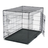 ZNTS 42" Pet Kennel Cat Dog Folding Steel Crate Animal Playpen Wire Metal 14942781