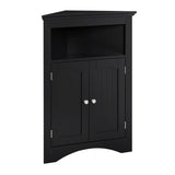 ZNTS sideboard cabinet,corner cabinet,Bathroom Floor Corner Cabinet with Doors and Shelves, Kitchen, W1781108581