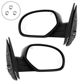 ZNTS Pair Tow Mirrors Fit For 2007-2013 Chevy Silverado Sierra Power Heated Signal 35944316