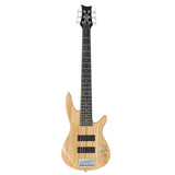 ZNTS Full Size GIB 6 String H-H Pickup Electric Bass Guitar Bag Strap Pick 98853005