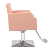 ZNTS PVC leather aluminum alloy foot pedal rivet type square chassis high oil pump barber chair 150kg 96072423