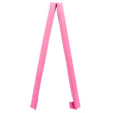 ZNTS 8 Feet Young Gymnasts Cheerleaders Training Folding Balance Beam Pink Plain Flannelette & Pink PVC 16361918