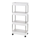 ZNTS 4-Layer Mobile Multi-functional Storage Cart,Suitable for Kitchen, Bathroom, Laundry Room Narrow 60977561