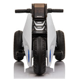 ZNTS Children's Electric Motorcycle 3 Wheels Double Drive White 27526067