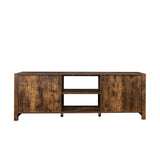 ZNTS Farmhouse TV Stand, Wood Entertainment Center Media Console with Storage W33154190