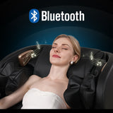 ZNTS Full Body Massage Chair With Zero Gravity Recliner,with two control panel: Smart large screen & W60783534