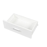 ZNTS White modern simple hair desk, multi-layer storage, large storage space W33163006