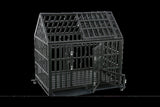 ZNTS Heavy Duty Dog Cage pet Crate with Roof W20658500