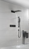ZNTS Shower System Square Bathroom Luxury Rain Mixer Shower Combo Set Pressure Balanced Shower System W928115128