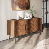 ZNTS Wood Sideboard 17 In. W X 32 In. H W1978120469