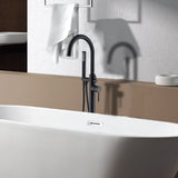 ZNTS Freestanding Bathtub Faucet with Hand Shower W1533125166