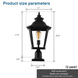 ZNTS Outdoor Glass Column Headlights W1340P143683