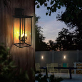 ZNTS 4-Light Black Outdoor Wall Light W1340119953