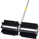 ZNTS snow sweeper GASOLINE POWERED BROOM SWEEPER,52CC 2 STROKE ,BROOM BRUSH 24x9" EPA W46541461