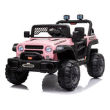 ZNTS BBH-016 Dual Drive 12V 4.5A.h with 2.4G Remote Control off-road Vehicle Pink 46257457