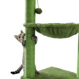 ZNTS Cat Tree Scratcher Cactus With Cat Scratching Post Hammock Interactive Ball Green 29427516