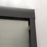 ZNTS Shower Door 48" W x 76"H Double Sliding Shower Enclosure, Matte Black W124366337
