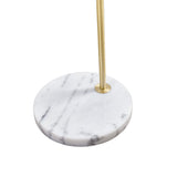 ZNTS Arched Floor Lamp with Marble Base B03597670