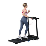 ZNTS Electric Treadmill Foldable Exercise Walking Machince for Home/Office LCD Display, Peak 2.5HP, MS305251AAA
