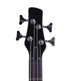 ZNTS Exquisite Stylish IB Bass with Power Line and Wrench Tool Black 89556204