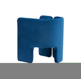 ZNTS Modrest Tirta Modern Blue Accent Chair B04961557