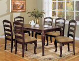 ZNTS Transitional Contemporary Dark Walnut Finish Set of 2pc Dining Chairs Solid wood Kitchen Dining Room B011P143323