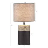 ZNTS Textured Ceramic Table Lamp B03594980