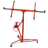 ZNTS Drywall Lift Panel 11' Lift Drywall Panel Hoist Jack Lifter,red W46537282