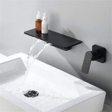 ZNTS Waterfall Bathroom Sink Faucet W92852477