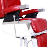 ZNTS All Purpose Recline Hydraulic Barber Chair Heavy Duty Salon Spa Beauty Equipment Red 87138551