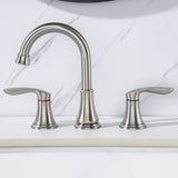 ZNTS Widespread Bathroom Faucet With Drain Assembly W1194135489