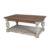 ZNTS 47" x 27.5" x 20" Rectangle Coffee Wooden Coffee Table, French Country Coffee Table W2078141933