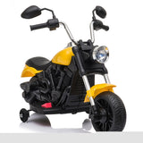 ZNTS Kids Electric Ride On Motorcycle With Training Wheels 6V Yellow 69380333