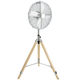 ZNTS Simple Deluxe Retro Tripod Fan, Home Air Circulation Nostalgic Vertical Fan, 3 Speeds, Adjustable HIFANSTANDRETRO16C