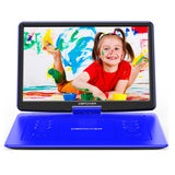 ZNTS DBPOWER 17.9" Portable DVD Player with 15.6" Large HD Swivel Screen, 6 Hour Rechargeable Battery, 37319017