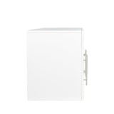 ZNTS Stackable Wall Mounted Storage Cabinet, 15.75 "D x 35.43" W x 19.69 "H, White W33167278
