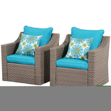 ZNTS Wicker Outdoor Furniture - Two single chair W1828105187