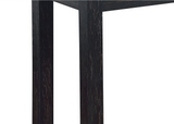 ZNTS Modern minimalist high bar table, made of noble black and elegant appearance, with USB socket W1897110481
