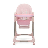 ZNTS Convertible High Chair on Wheels with Removable Tray, Height and Angle Adjustment for Baby And W2181P145196