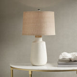 ZNTS Boho Textured Ceramic Table Lamp B03597667