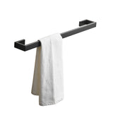ZNTS Bathroom Hardware Set Brushed Nickel 4-Pieces Bathroom Towel Rack 24 Inches Adjustable Bathroom W1932133746