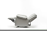 ZNTS Charlotte Ivory Leather Gel Recliner B05081527